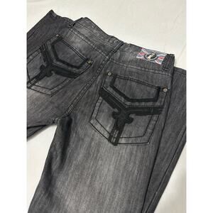 Monarchy Woman's Black Straight Jeans Size 14